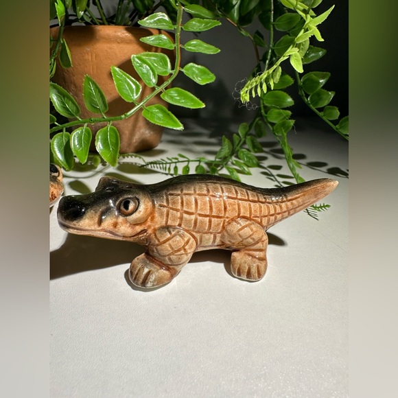 Vintage Hand painted Alligator Salt & Pepper Shaker Set • Made in Japan - Picture 4 of 9